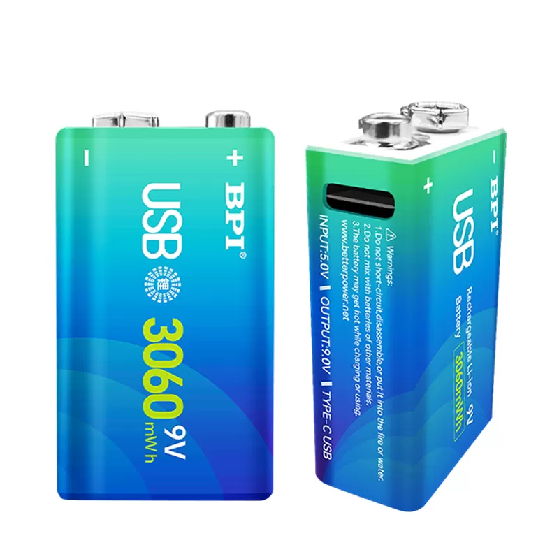 9V/C/D Typ-C-Serie Lithium-Batterien