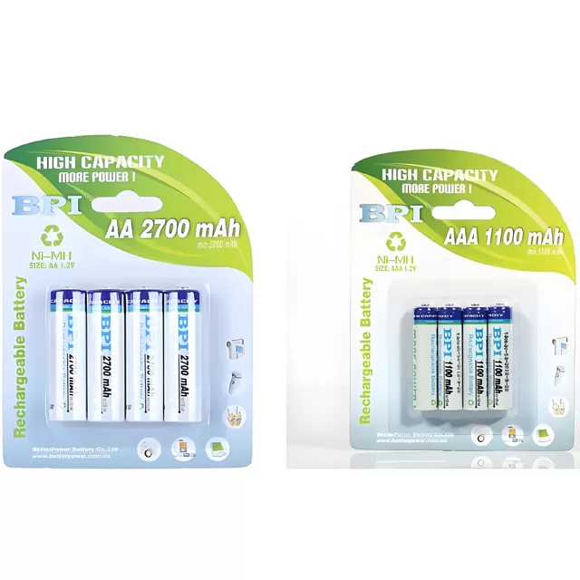AA Ni-MH-Batterien